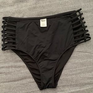 High waisted bathing suit bottoms